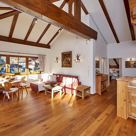 Ferienwohnung Alpspitzblick Garmisch-Partenkirchen Dış mekan fotoğraf