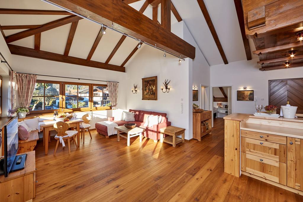 Ferienwohnung Alpspitzblick Garmisch-Partenkirchen Dış mekan fotoğraf